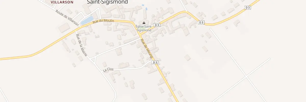 Plan du 7 Rue de Meung à Saint-Sigismond