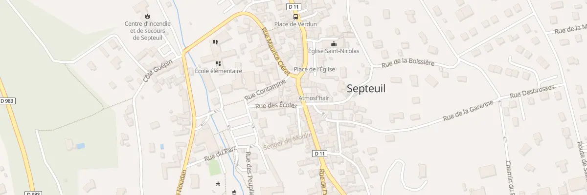 Plan du 10 Rue Fernand Brean à Septeuil