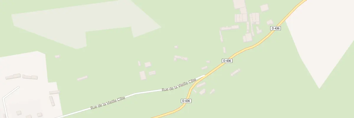 Plan du 87 Rte de la Vieille Cote à Haudricourt