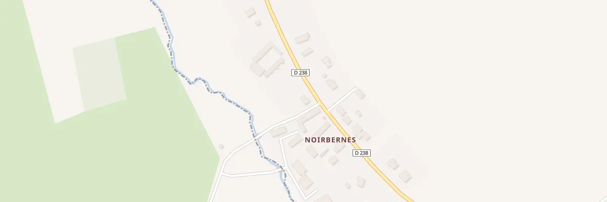 Plan du 230 Noirbernes à Audembert