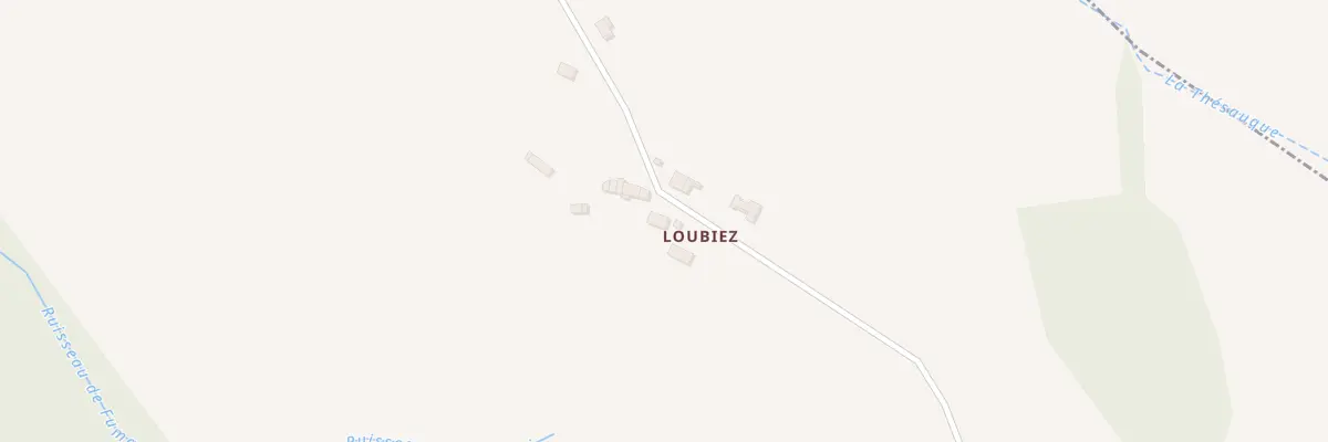 Plan du 2 Loubièz à Gibel