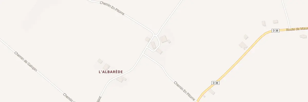 Plan du 13 Le Village Nord à Tarabel