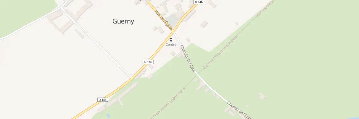 Plan du 28 Guerny à Guerny