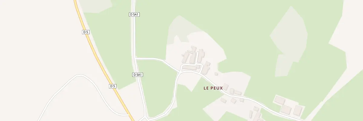 Plan du 3 Le Peux à Fleurat