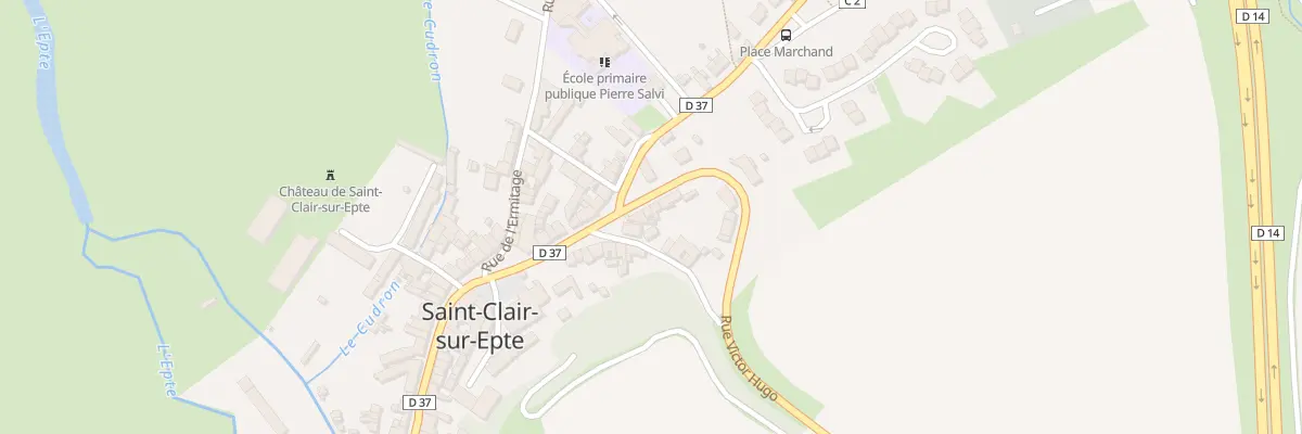 Plan du 14 Rue Victor Hugo à Saint-Clair-sur-Epte