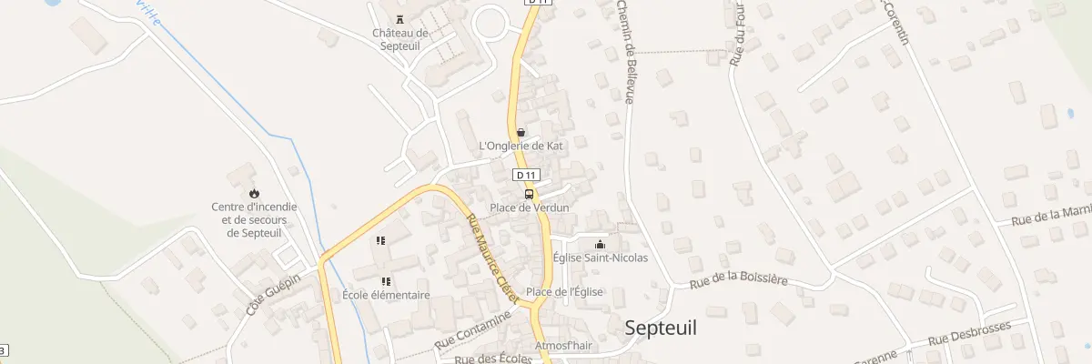 Plan du 6 Pl de Verdun à Septeuil