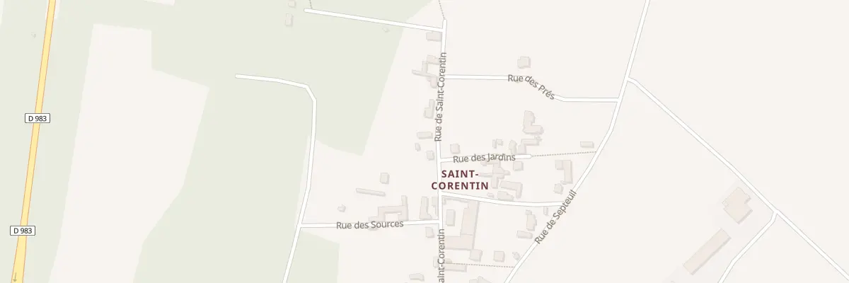 Plan du 27 Rue de Saint-corentin à Rosay