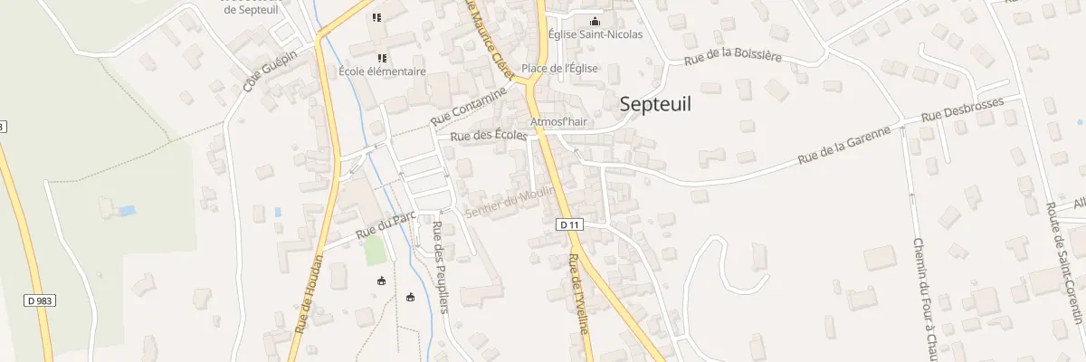 Plan du 7 Rue des Lavandières à Septeuil