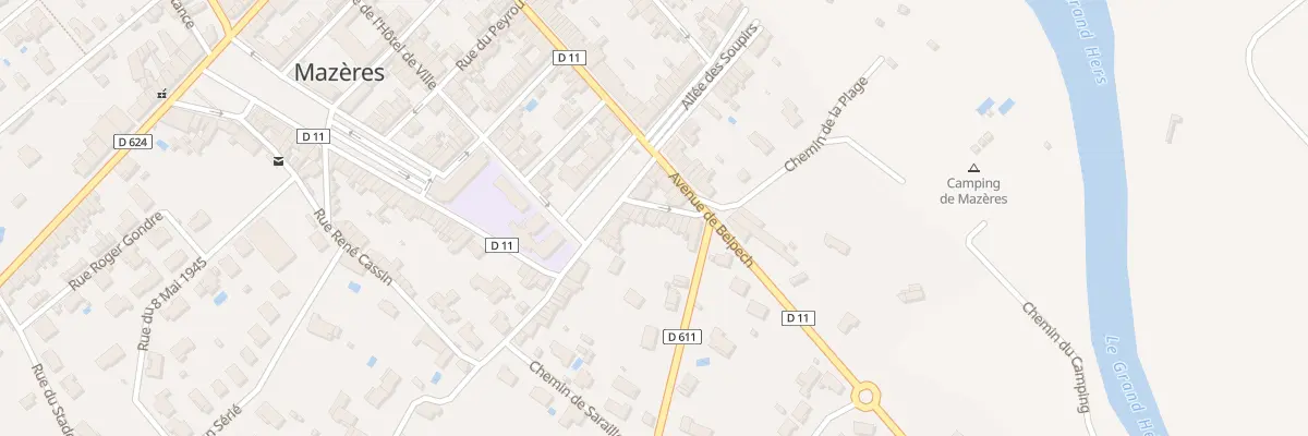 Plan du 800 Rue de l’Evangile à Mazères