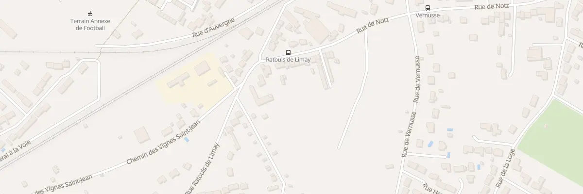 Plan du 185 Rue de Notz à Châteauroux