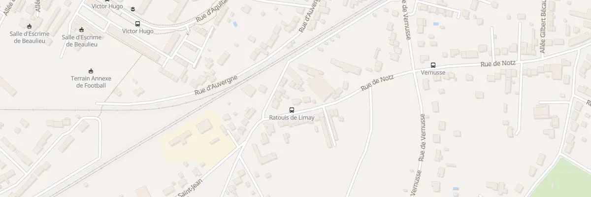 Plan du 162 Rue de Notz à Châteauroux
