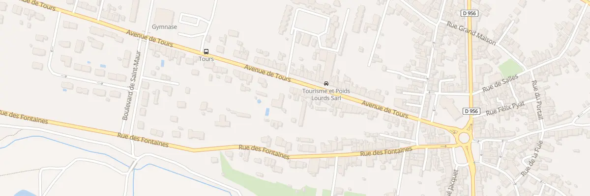 Plan du 71 Av de Tours à Châteauroux