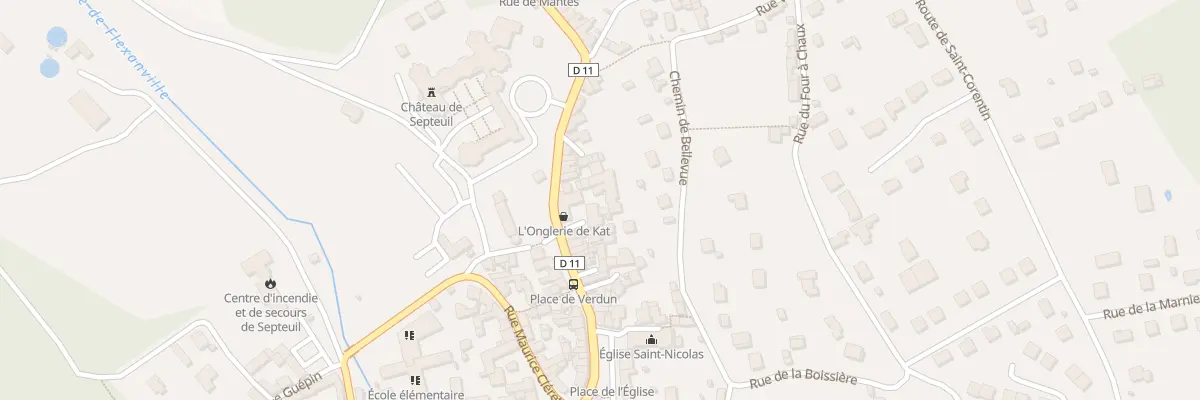 Plan du 4 Rue de Mantes à Septeuil