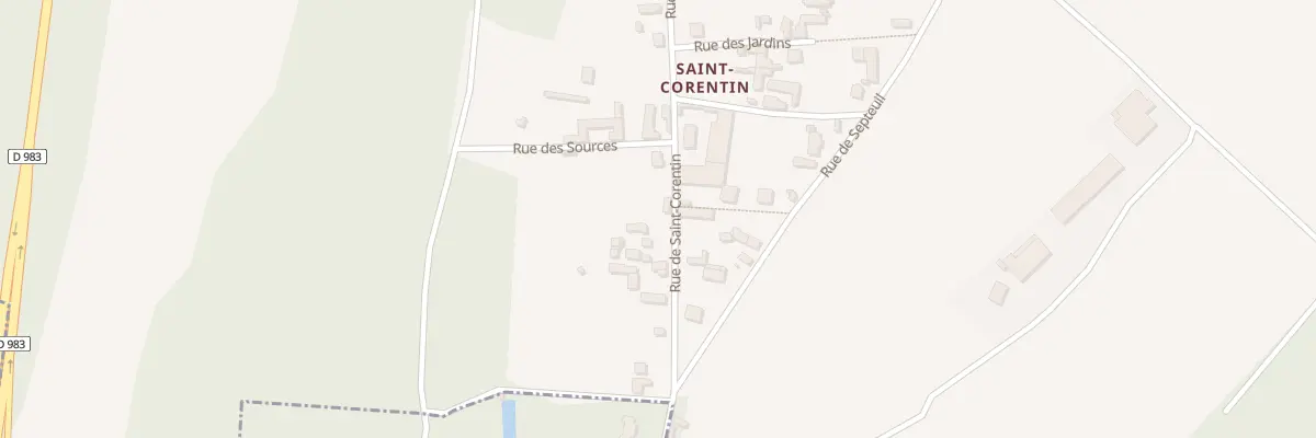 Plan du 17 Rue de Saint-corentin à Rosay