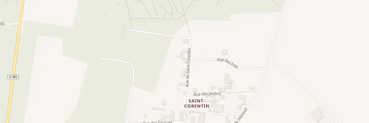 Plan du 31 Rue de Saint-corentin à Rosay