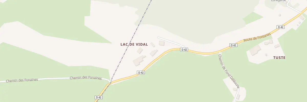 Plan du 5054 Camp du Moulin à Lunegarde