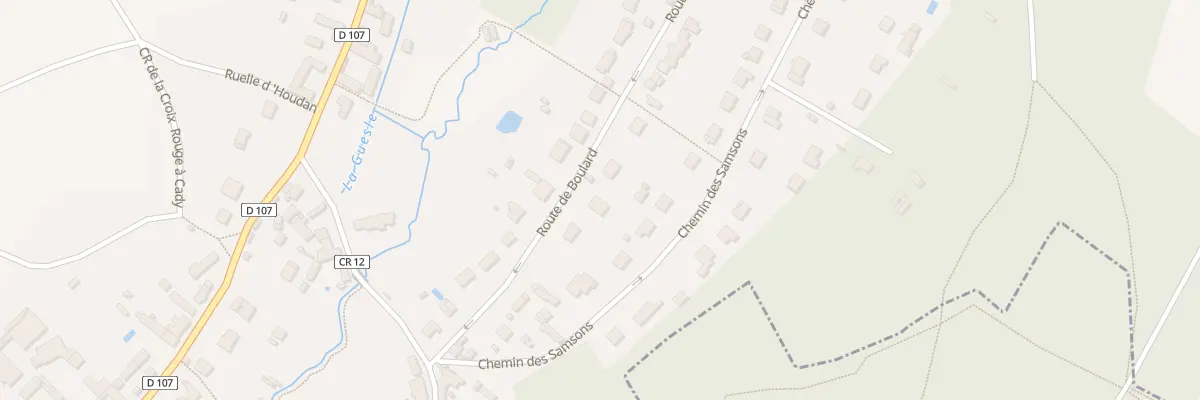 Plan du 33 Rte de Boulard à Raizeux