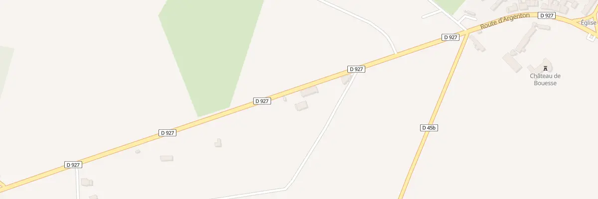 Plan du 7 Rte d’Argenton à Bouesse