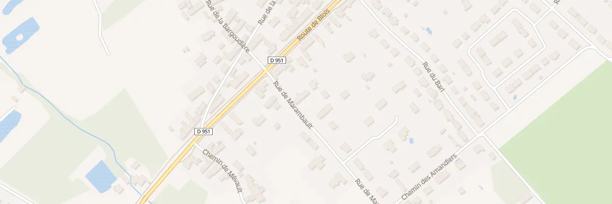 Plan du 1 Rue de Marambault à Lailly-en-Val