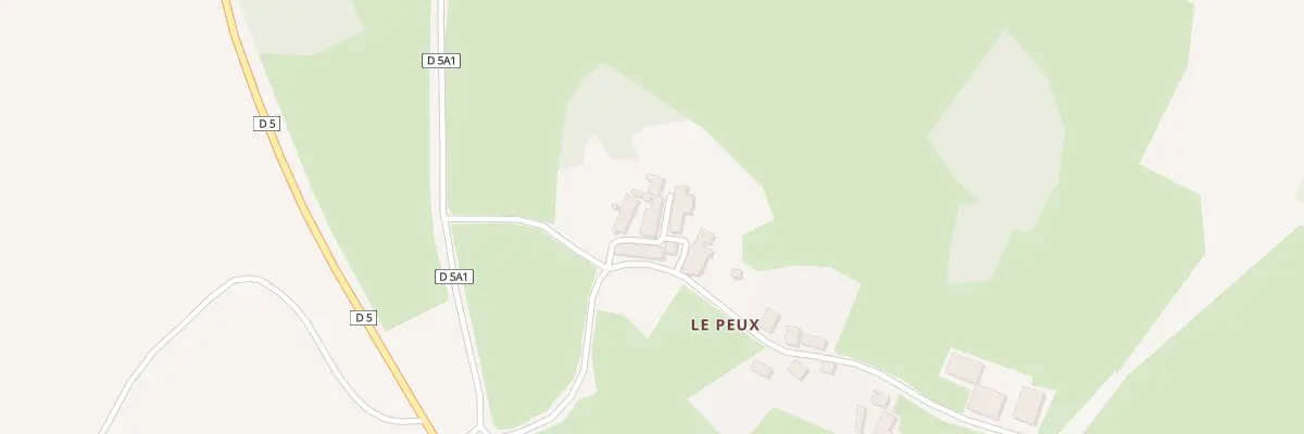 Plan du 7 Le Peux à Fleurat