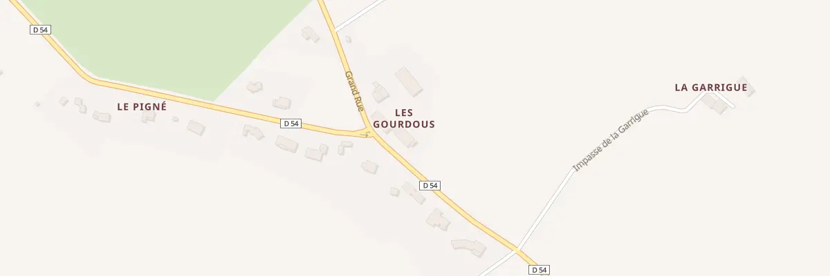 Plan du 48 Les Gourdous à Tarabel