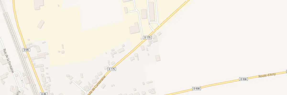 Plan du 20 Rte de Canteraine à Rue
