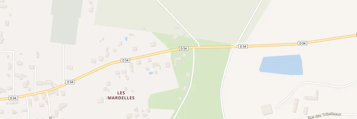 Plan du 32 Rte de Villefranche à Gièvres
