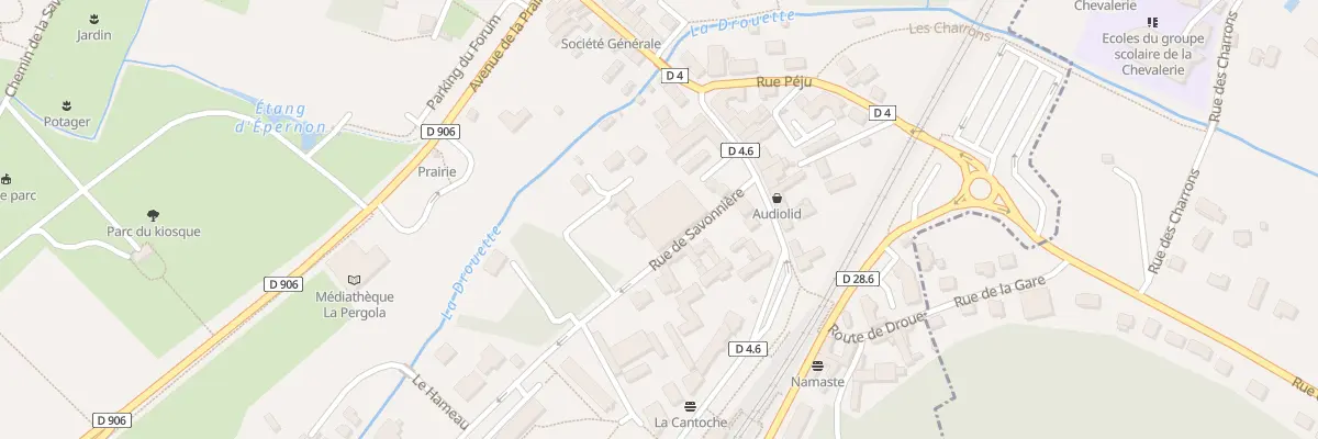 Plan du 4B Rue de Savonnière à Épernon