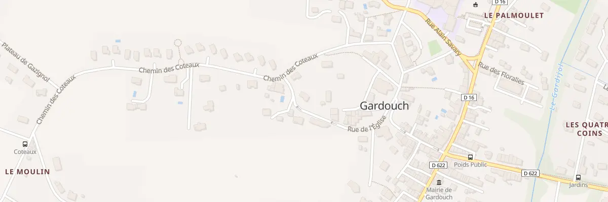 Plan du 18 Rue de l’Eglise à Gardouch