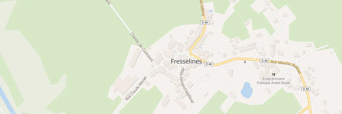 Plan du 2 Rue Claude Monet à Fresselines