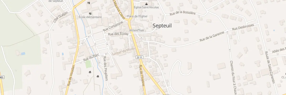 Plan du 23 Rue Fernand Brean à Septeuil