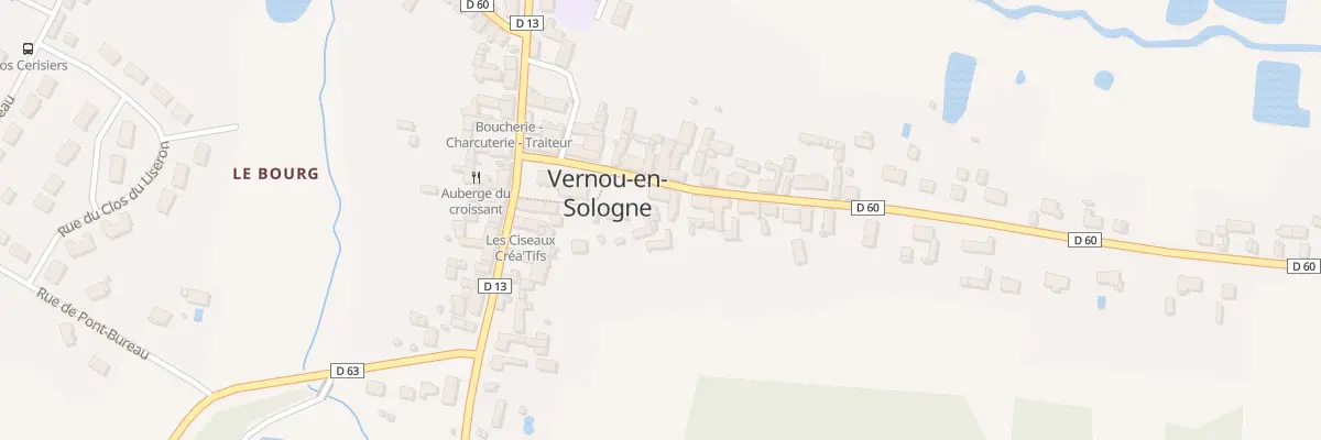 Plan du 11 Pl de l’Eglise à Vernou-en-Sologne