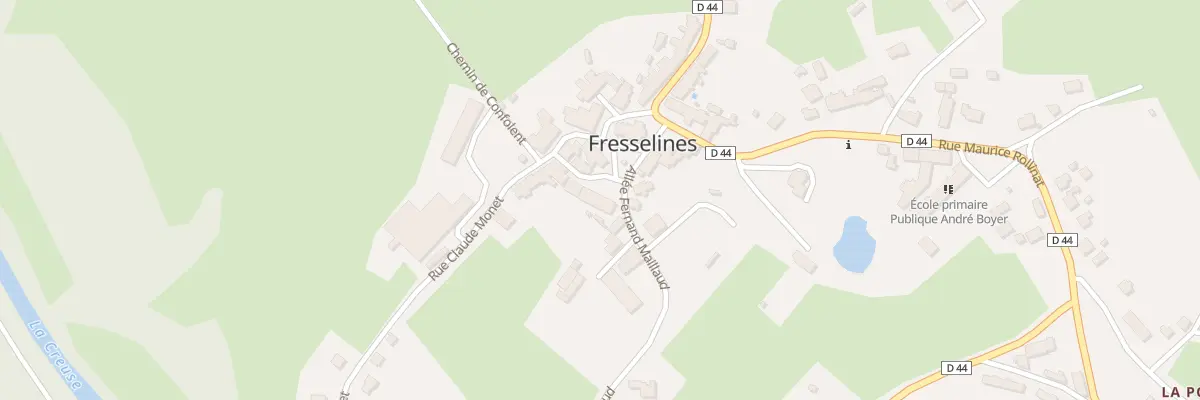 Plan du 4 Pl de l’Eglise à Fresselines