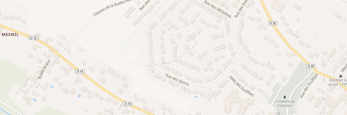 Plan du 19 Rue des Saules à Gallardon