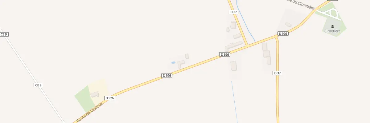 Plan du 4 Rte de Levroux à Bretagne