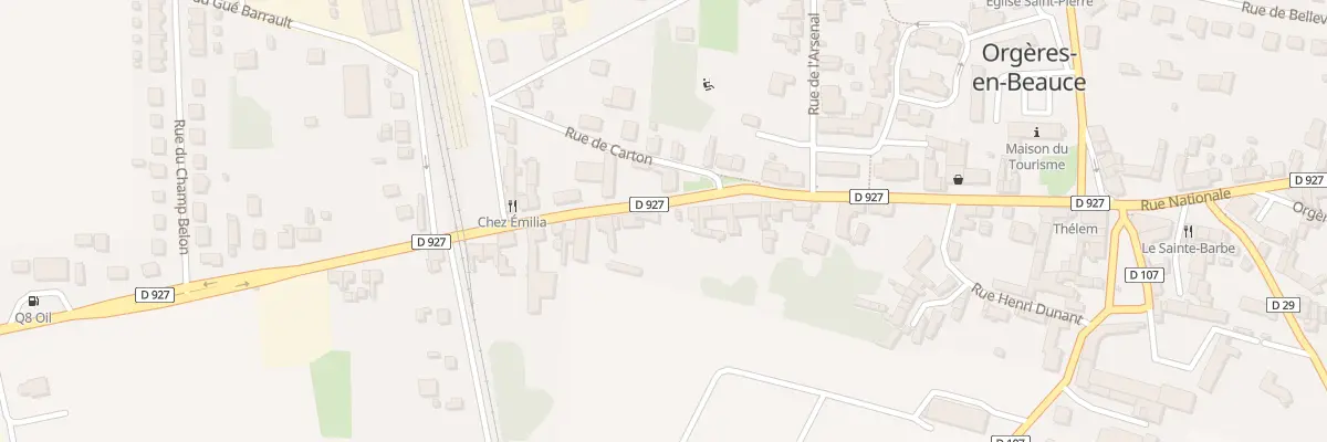 Plan du 57 Rue Nationale à Orgères-en-Beauce