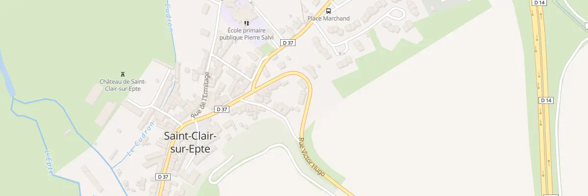 Plan du 22 Rue Victor Hugo à Saint-Clair-sur-Epte