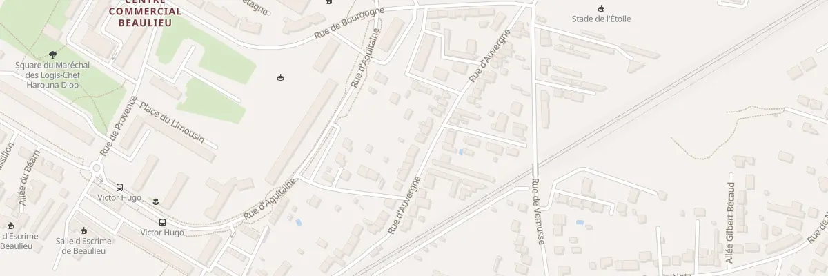 Plan du 72 Rue d’Auvergne à Châteauroux