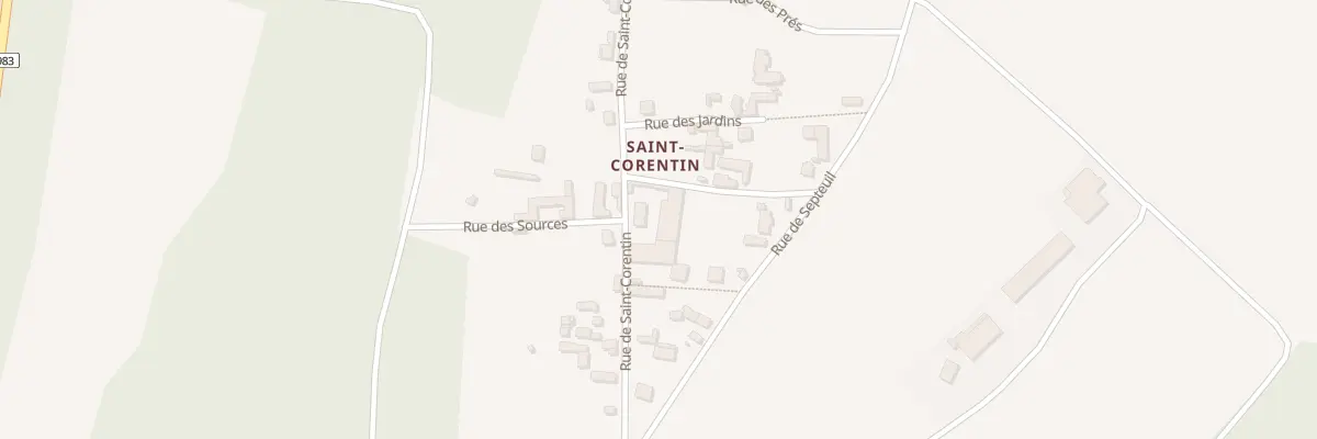 Plan du 8 Rue de Saint-corentin à Rosay