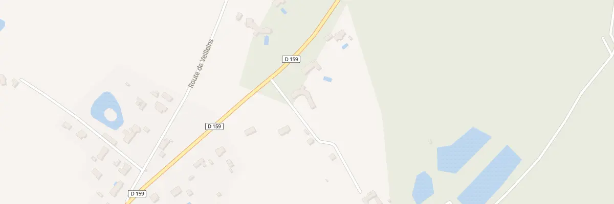 Plan du 309 Rte de Romorantin à Pruniers-en-Sologne