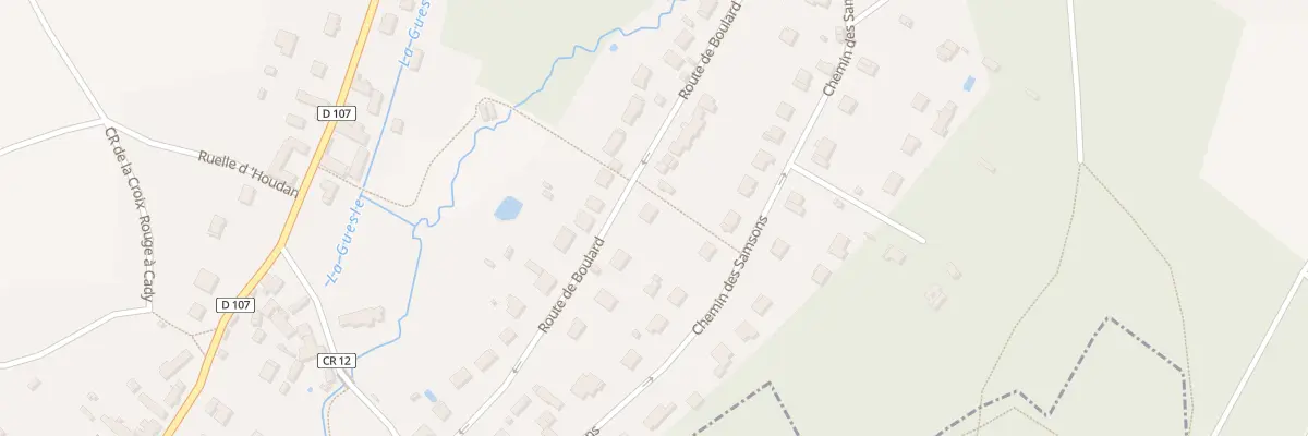 Plan du 29 Rte de Boulard à Raizeux