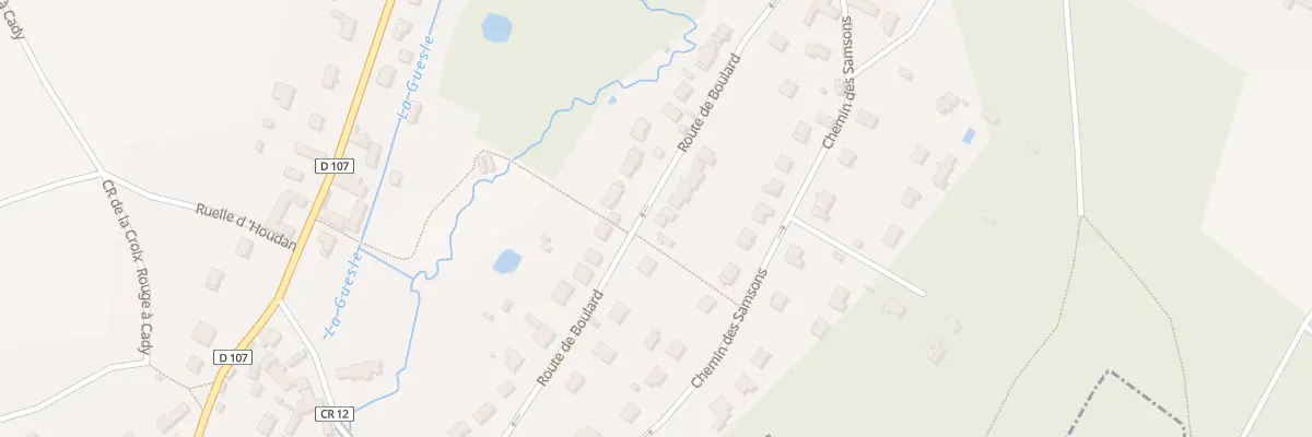 Plan du 25 Rte de Boulard à Raizeux