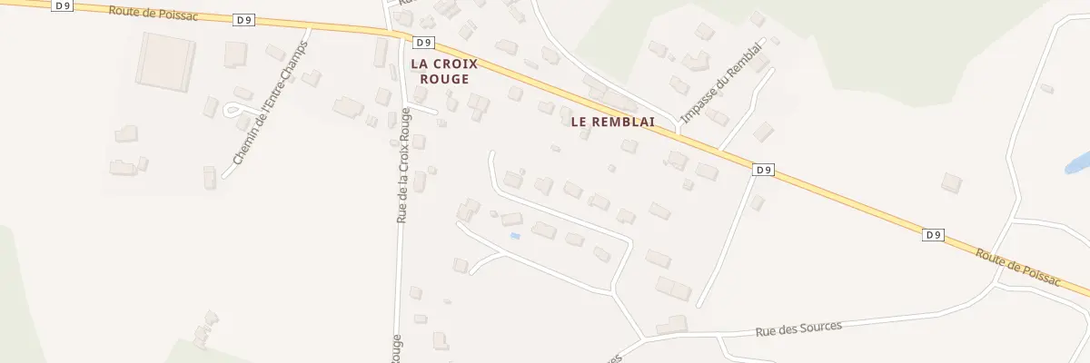 Plan du 200 Imp des Champs Genets Bas à Favars