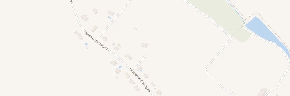 Plan du 895 Che des Bouzigues à Azas