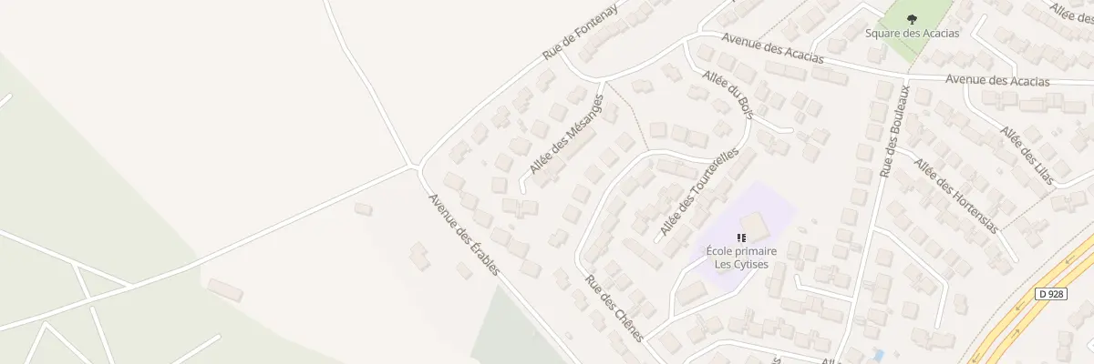 Plan du 9 All des Mésanges à Magnanville