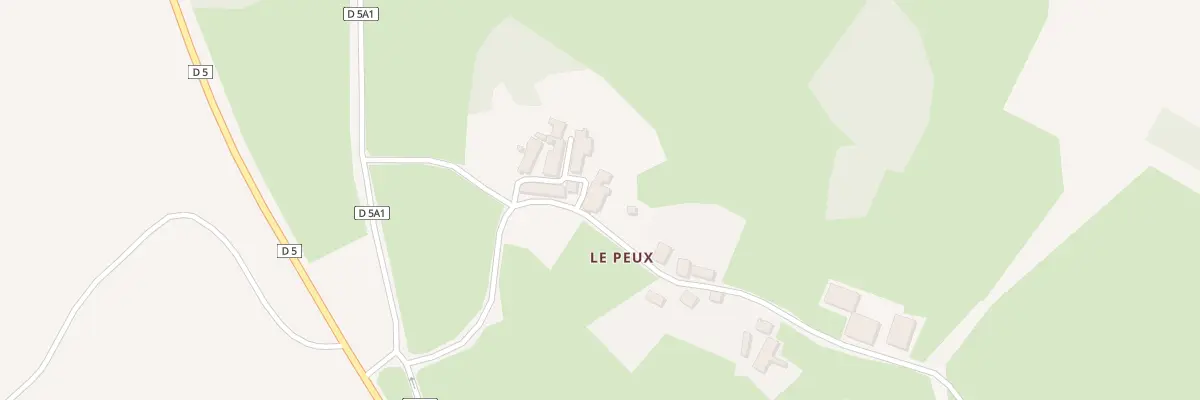 Plan du 11 Le Peux à Fleurat
