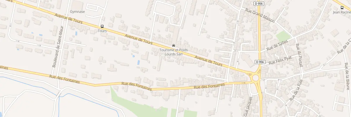 Plan du 55 Av de Tours à Châteauroux