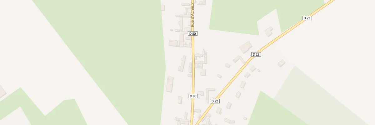 Plan du 3 Rue d’Acheux à Tours-en-Vimeu