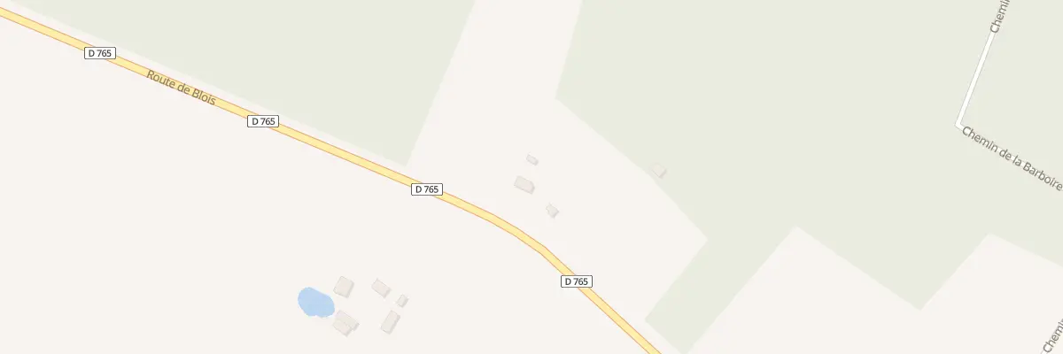 Plan du 2681 Rte de Blois à Pruniers-en-Sologne