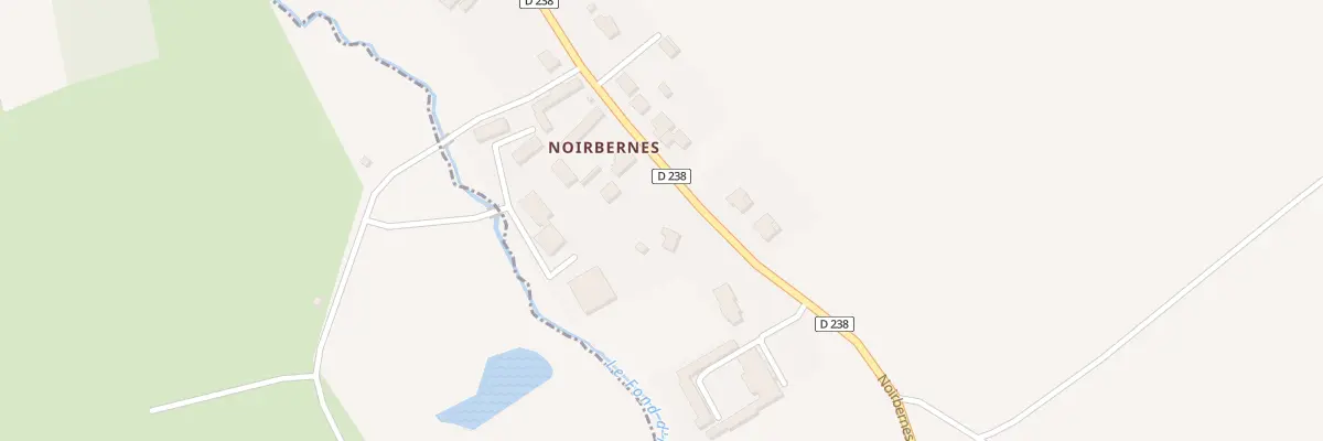 Plan du 374 Noirbernes à Audembert